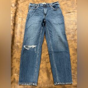 Distressed Mom Jeans